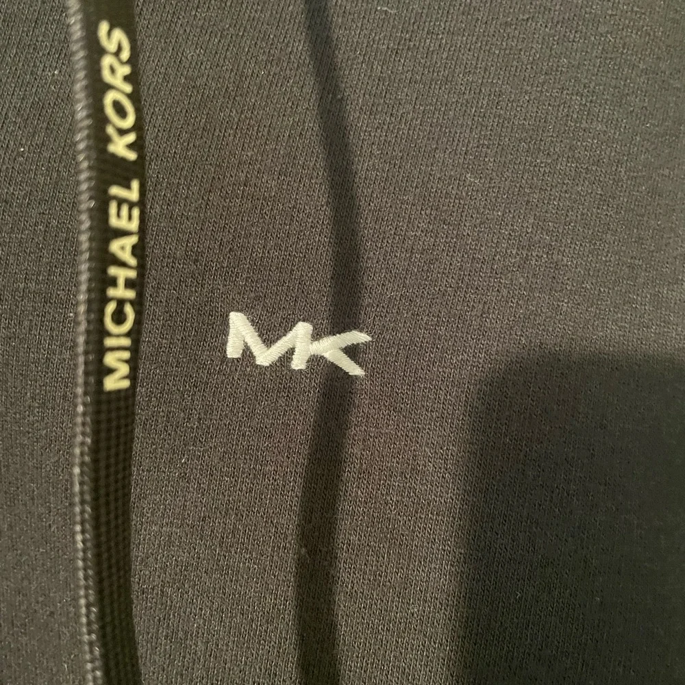 Michael Kors Black Full Zip-Up Hoodie Sz M - Picture 3 of 7